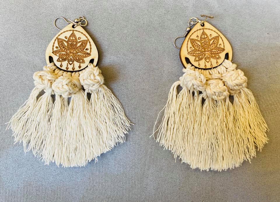 Handmade Macrame Earrings