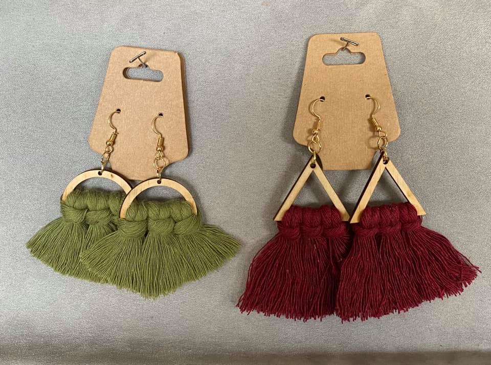 Handmade Macrame Earrings