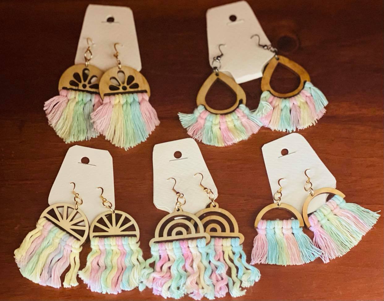 Handmade Macrame Earrings