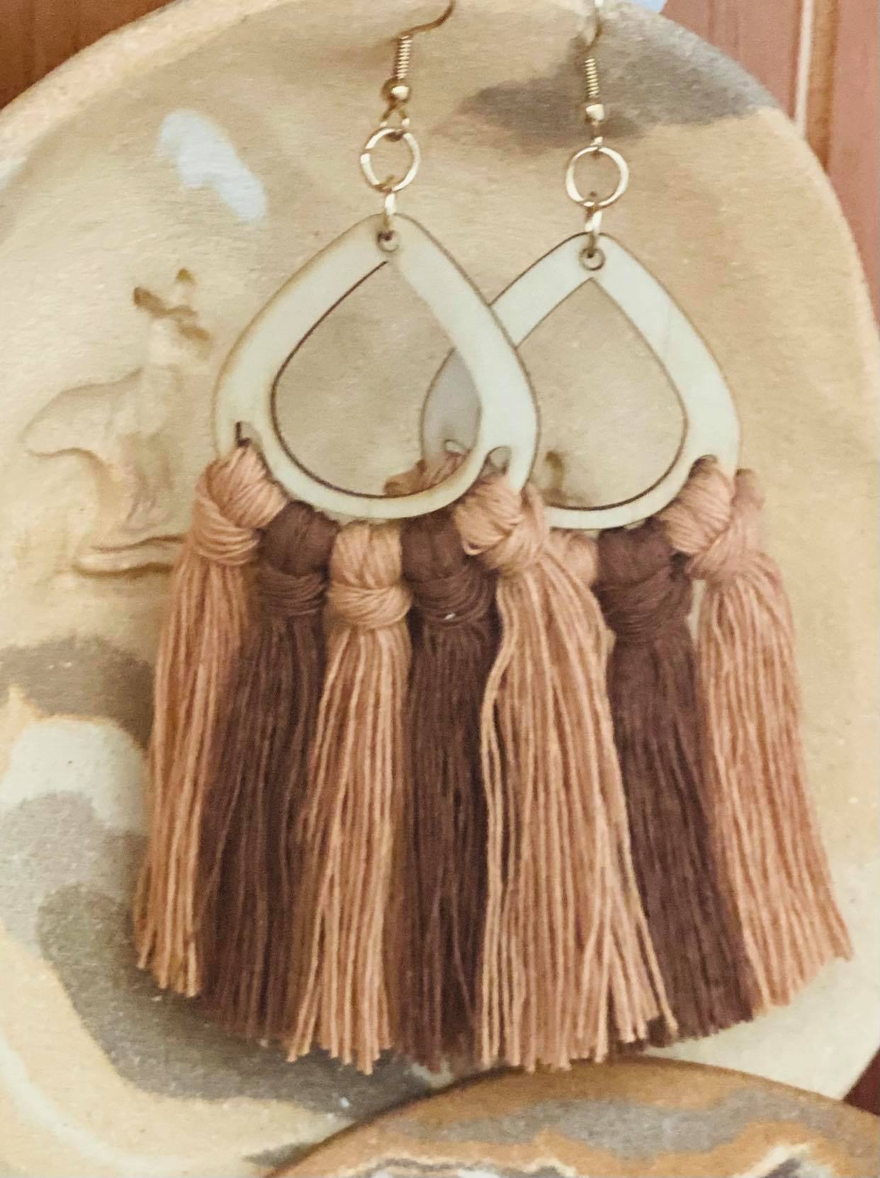 Handmade Macrame Earrings