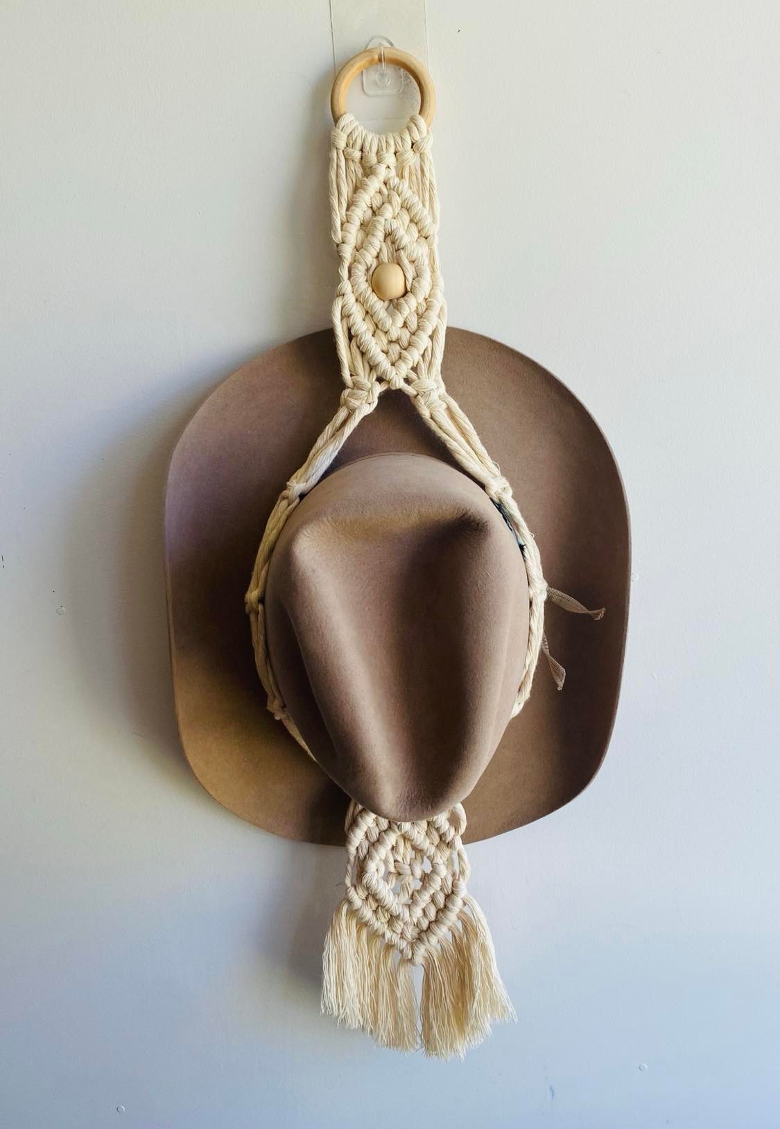 Macrame Hat Hanger