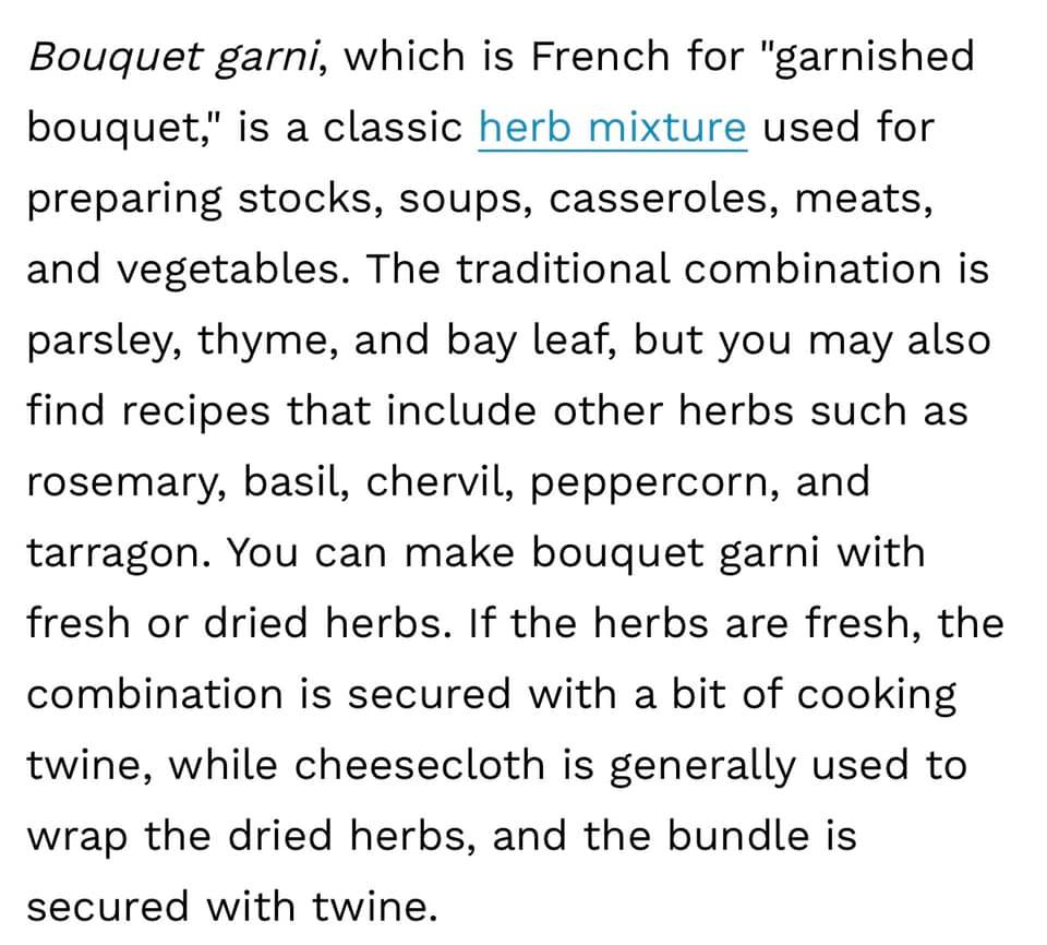 Bouquet Garni Spice Sacks