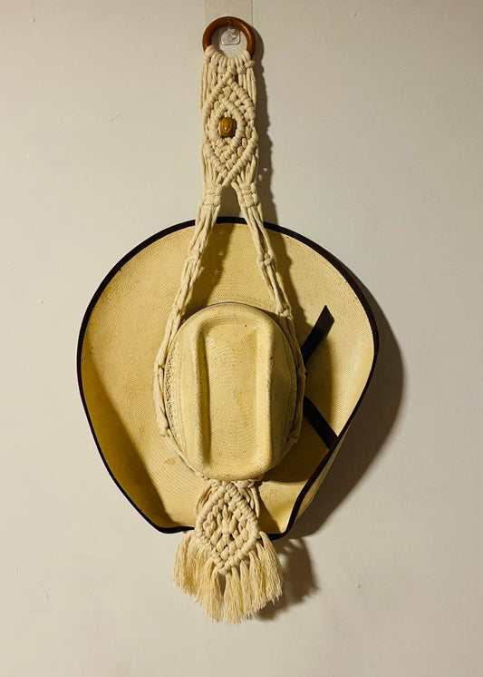 Macrame Hat Hanger