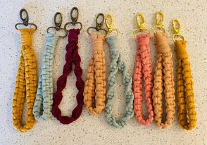 Macrame Wristlet Key Chain